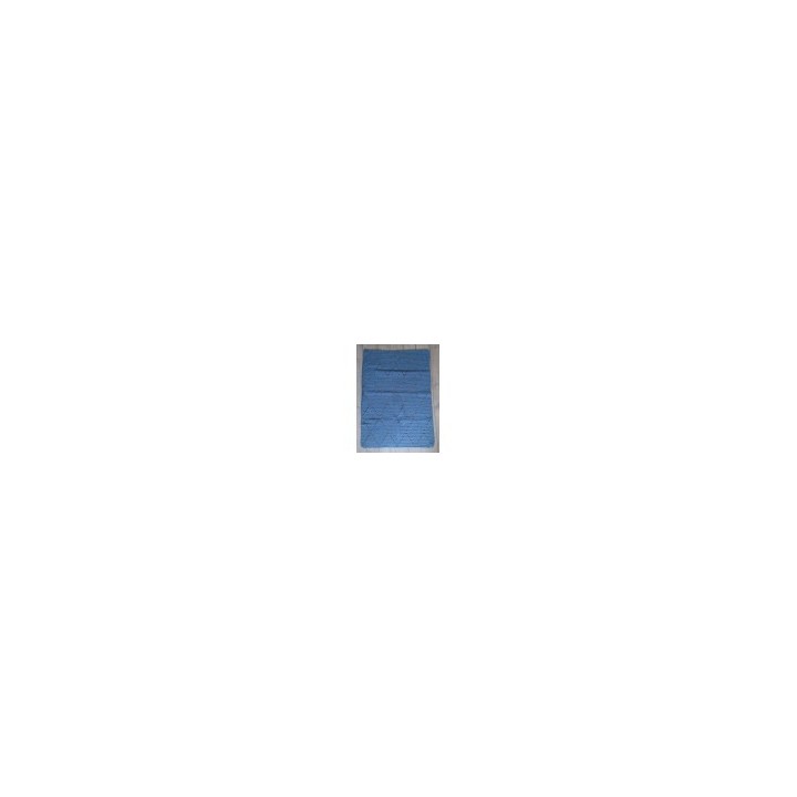 Deken diamantjes blauw